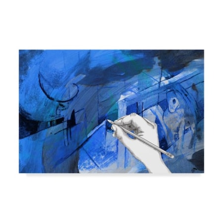 Ata Alishahi 'Artist At Work' Canvas Art,30x47